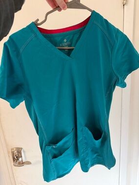 Women’s Med Couture Teal Scrub Top